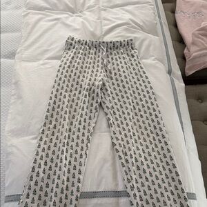 Kids Pajama Bottoms with Tree Print